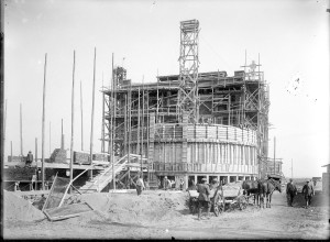 Budowa wytwórni saletry wapniowej 1930