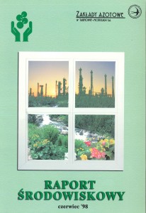 Okładka Raportu Środowiskowego 1998